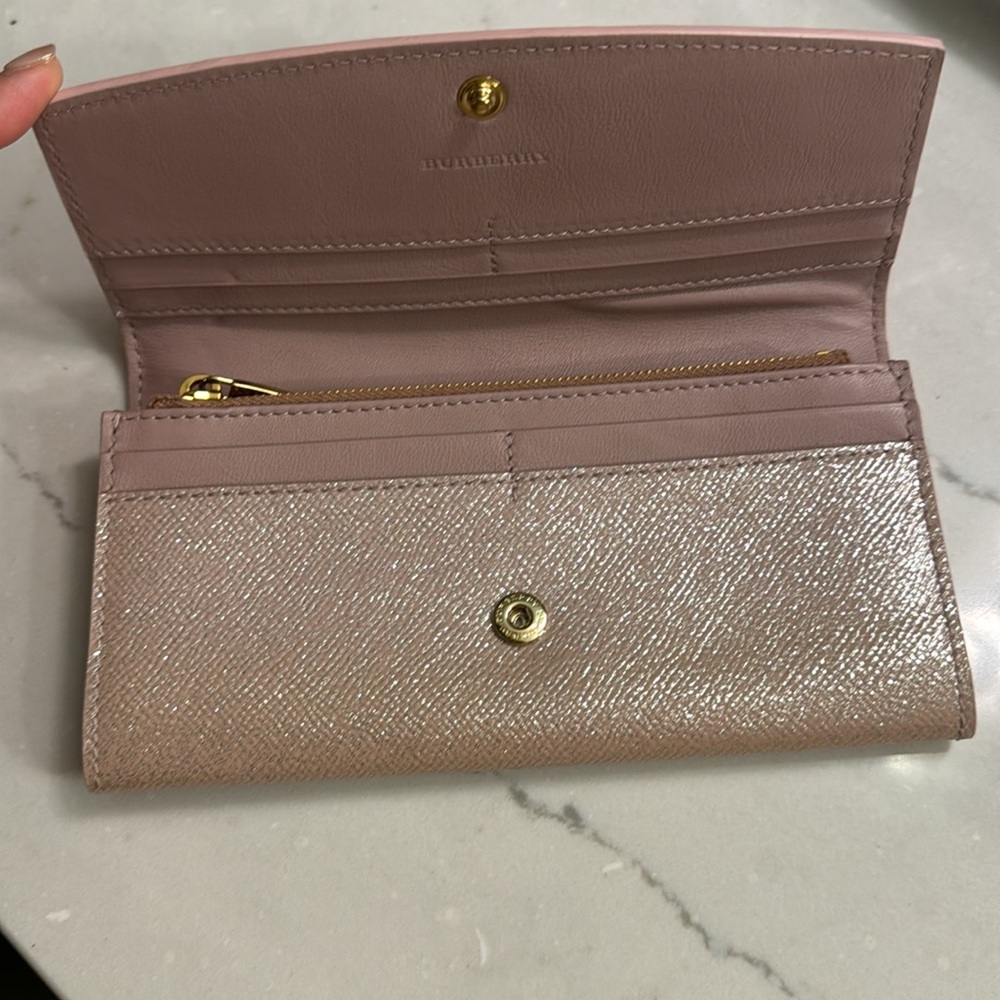 Burberry Pink Glitter Wallet - Picture 2 of 3